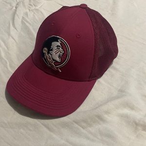 Men’s Nike Garnet Florida State Seminole Legacy 1 Fitted Performance Cap, M/L